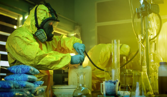 drug lab cleanup