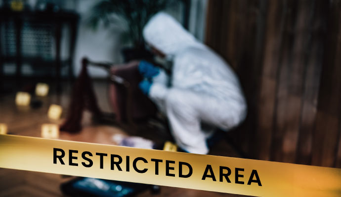 biohazard restricted area