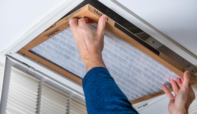 HVAC filter replacement