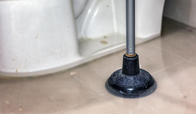Water leak in toilet
